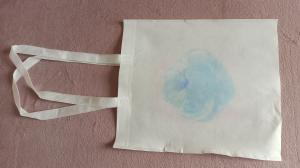 Taška s modrým květem