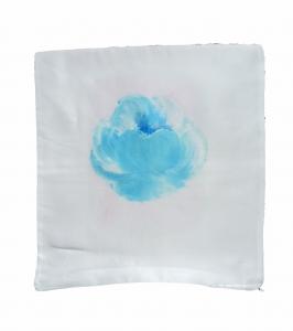 Povlak s modrým květem Povlak s modrým květem